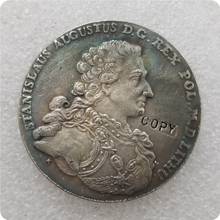 Thaler de polônia 1766 s. a. p. -Moedas comemorativas colecionáveis de stanisaus augustus, cópia, moedas comemorativas, réplica de moedas 2024 - compre barato