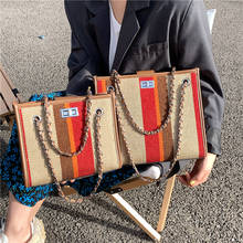 Luxury Women Canvas Handbags Chain Small Messenger Bags Fashion Ladies Purse Shoulder Bag Casual female Crossbody Bags for Women 2024 - buy cheap