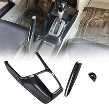 3Pcs/Set Car Interior Manual Gear Shift Frame Cover Trim Fit For Honda Civic 2012 2013 2014 2015 Left Hand Drive Only 2024 - buy cheap