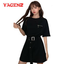 YAGENZ Vestidos Woman Dress Summer Dress Black Dresses For Women Short Sleeve Sexy Dress Fashion O-Neck vestido de mujer 792 2024 - buy cheap