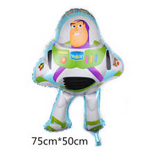 Disney Toy Story Party Balloons Decoration Supplies 75*50cm 1pcs/lot Toy Story Buzz Light year foil Balloons For Birthday Party 2024 - buy cheap