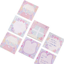 20pack/lot Lovely pink Memo sticker girl candy note paper Paste Memo Creative Notepad New School Supplies 2024 - compre barato