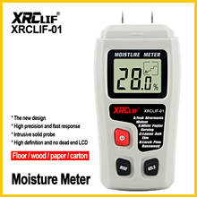 XRCLIF Hygrometer Tester Wood Moisture Meter 0-99.9% Humidity Timber Damp Detector Moisture Meter Concrete 2024 - buy cheap