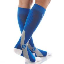 Calcetines deportivos de compresión al aire libre unisex pierna soporte estiramiento hasta la rodilla Calcetines Unisex correr Snowboard calcetines largos 2024 - compra barato