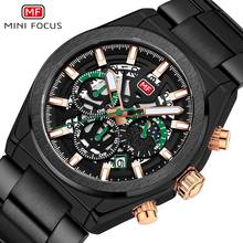 MINI FOCUS-reloj analógico de acero inoxidable para hombre, accesorio de pulsera de cuarzo resistente al agua con calendario, complemento masculino de marca de lujo con diseño moderno, perfecto para negocios 2024 - compra barato