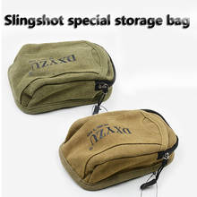 1pcs Slingshot fine Material canvas bags Balls Bag Case Pouch Holster Sling Shot Hunting Sports slingshot Accessories 2024 - buy cheap