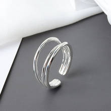 Simple Fashion Mutil Layers Line Ring For Women Geometric Open Finger Ring Party Jewelry Gifts 2024 - buy cheap