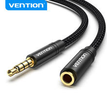 Удлинительный кабель Vention Jack 3,5 мм для наушников, Удлинительный кабель для Huawei P20 lite, стерео кабель AUX 3,5 мм 2024 - купить недорого