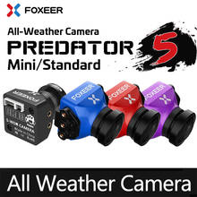 Foxeer-cámara Predator V5 FPV para Dron de carreras, Mini cámara 16:9/4:3 PAL/NTSC conmutable, Super WDR, OSD, 4ms de latencia mejorada, Predator 4 2024 - compra barato