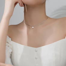 Coluswei brilhante prata esterlina 925, gargantilha colar para mulheres design original de joia 2024 - compre barato
