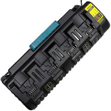 Cargador de Batería Dewalt de 4 puertos, dos puertos USB, 14,4 V-18V, 3A, para Dewalt, DCB200, DCB201, DCB205, DCB118, enchufe europeo 2024 - compra barato