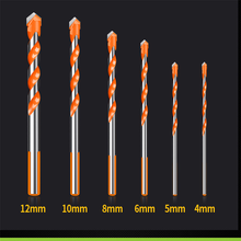 4pcs Electric Tools Center Drill Hammer Concrete Ceramic Tile Metal Drill Bit Round Shank 6mm-12mm DIY Wall Hole Saw Drilling 2024 - buy cheap