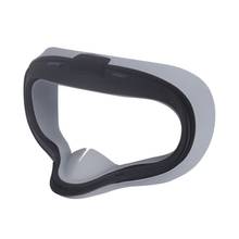 Capa de silicone máscara de olho 4 cores, suave anti-suor para os olhos oculus quest vr óculos 167x110x105mm 2024 - compre barato