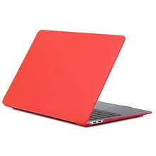 Чехол для Macbook Pro 13 дюймов A2338 M1 2020 MacBook Air 13 дюймов A2337 A2179/11 дюймов/Pro 15 дюймов/16 дюймов A2141/белый A1342, матовый красный чехол для ноутбука 2024 - купить недорого