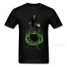 Cthulhu-Camiseta de pulpo para hombre, camiseta negra de algodón de manga corta, ropa mágica de Anime, monstruo 2024 - compra barato