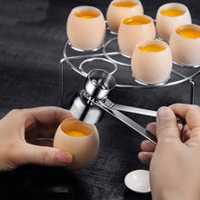 Stainless Steel Kitchen Eggs Stripper Egg Shell Opener Knocker Egg Cracker Separator Raw Boiled Eggs Topper Scissors 2024 - buy cheap