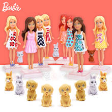 Barbie Doll Pocket Small Girl's Toy Fashion Baby Puppy Doll Collect Clothes Accessories Lovely Barbie Brinquedos For Girl DVT52 2024 - buy cheap