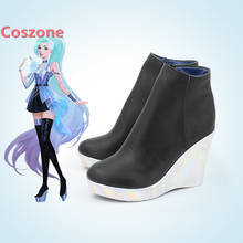 LOL Seraphine Cosplay Shoes Boots Halloween Cosplay Costume Accessories 2024 - buy cheap