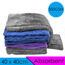 1pcs 3/5pcs Super Absorbent Microfiber Kitchen Cleaning Towel Detailing Clean Plush for Car Glass Table Drying Washing Cloth Rag 2024 - buy cheap