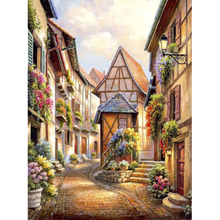 5D DIY Diamond Painting Cross Stitch Kit Square Round Diamond Embroidery Mosaic Street Scenery Pattern Home Decoration WG2248 2024 - buy cheap