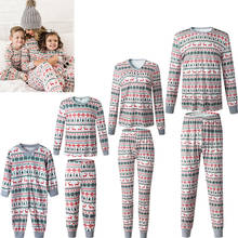 Santa Deer Christmas Family Pajamas Mom Daughter Men Boy & Baby Matching Sleepwear Mommy Dad and Me Pyjamas Clothes Outfits Look 2024 - buy cheap