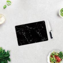 Black Marble Look Tempered Glass Cutting Board Different Sizes Made in Turkey 2024 - buy cheap