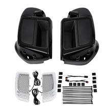 Carenado con ventilación inferior para motocicleta, caja de altavoz de 6,5 pulgadas, Pod para Harley, Touring, Road King, Electra, Glide, Road, Glide, Street, Glide, 14-2021 2024 - compra barato