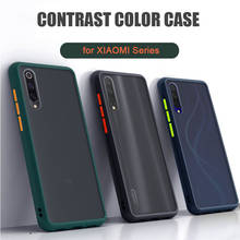 CAPA for Xiaomi Mi 9 T Case Contrast Color Transparent Matte Hard Phone Case for Xiaomi Mi 9 Lite CC9 Pro Note 10 Mi 9T Cover 2024 - buy cheap