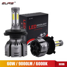 EURS 2Pcs G8 Car Headlight H4 LED H7 LED H1 H11 HB3 HB4 9005 9006 50W 9000lm 6000K COB Auto Light Motorcycle Headlamp 12V 24V 2024 - buy cheap
