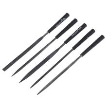 Mini conjunto de ferramenta de lixamento metal, 5 tamanhos 141mm-145mm, agulha para lixar e polir madeira, ferramenta de polimento diy 2024 - compre barato