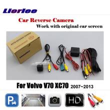 Cámara de visión trasera de coche para Volvo V70 XC70 2007-2013, cámara de aparcamiento de respaldo automático, accesorios de pantalla, sistemas de alarma impermeables 2024 - compra barato