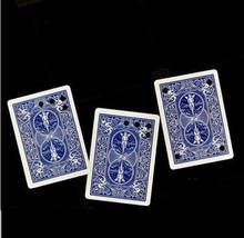 Tarjeta Matrix con agujero móvil en la parte posterior del Póker azul, Visual como tarjeta hueca, truco de magia, juguetes de magia Wow, broma clásica, magia, trucos de magia 2024 - compra barato