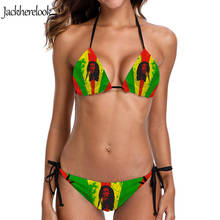 Jackherelook Sexy Set Women Bikinis Trinidad/Tobago/Jamaica Flag Ladies Push Up Swimwear Beachwear String Bathing Suits Mujer 2024 - buy cheap