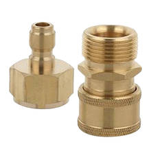 2 x Pressure Washer Garden Hose Nozzle Connect Quick Coupler M22 Male & M22 Female Set 2024 - buy cheap