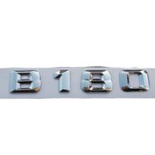 Chrome 3D ABS Plastic Car Trunk Rear Letters Badge Emblem Decal Sticker for Mercedes Benz W246 W242 B Class B180 2024 - buy cheap