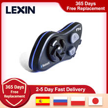 LEXIN LX-FT4 HelmetIntercom мотоциклетные Bluetooth шлемы гарнитуры Moto с улучшенным шумоподавлением до 1,2 миль для 4-полосного 2024 - купить недорого