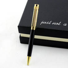 high quality Luxury black and gold Pen Metal Ballpoint Pen Advertising Ballpoint Pen School office Supplies 2024 - buy cheap