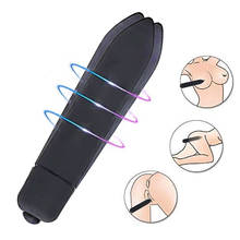 Vibrador en forma de bala para mujer, Juguetes sexuales, potente, de 10 frecuencias, Mini vibrador en forma de pene, resistente al clítoris, Consolador de punto G 2024 - compra barato