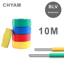 10 Meters Aluminum Wire National Standard Household Single Core Strand Cable BLV 2.5/4 mm2 Square Outdoor 2024 - buy cheap
