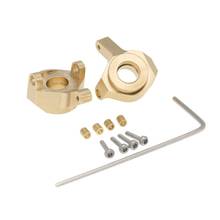 Brass Front Steering Cup Steering Knuckle Upgrade Accessories for 1/24 RC Crawler Axial SCX24 90081 Parts 2024 - buy cheap