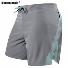 Mountainskin masculino verão secagem rápida caminhadas splice shorts respirável ao ar livre trekking acampamento correndo praia calças curtas va755 2024 - compre barato