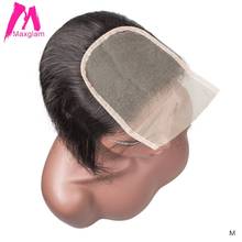 Encaje Frontal transparente 4x4 para mujeres negras, pelo humano brasileño Natural, Hd, prearrancado, corto, largo, Remy 2024 - compra barato