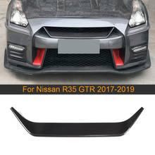 Grade de fibra de carbono para para-choques dianteiro, malha de guarnição para nissan r35 gtr 2010-2014 2024 - compre barato