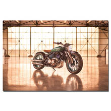 Royal enfield kx motocicleta poster sem moldura pintura da lona arte da parede fotos impressão para sala de estar decoração casa 2024 - compre barato