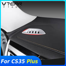 Vtear-cubierta de marco de ventilación para aire acondicionado interior, molduras de salida de coche, embellecedor, piezas, para Changan CS35 Plus 2024 - compra barato