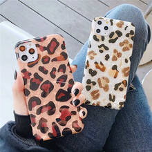 Fashion Cool Leopard Print Bling Crystal Shell Soft TPU Phone Case Cover For iPhone 11 Pro Max XS Max XR X 8 7 6 6S Plus SE 2024 - buy cheap