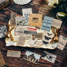 21pcs/set Vintage material sticker DIY scrapbooking junk journal Mobile computer diary base collage decoration material paper 2024 - buy cheap