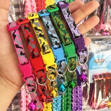 1Pc Dog Collar With Hood Camouflage Print Collar Polyester Strap Adjustable Buckle Kitten Pet Puppy Animal Leash Accessories 2024 - buy cheap