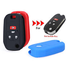 Kutery Silicone Rubber Car Key Cover Case For Nissan Versa Rogue Upgrade Folding Remote Key Shell Protecor 4Buttons Replacement 2024 - buy cheap