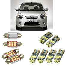 Interior led Car lights For Kia picanto sa hatchback bulbs for cars License Plate Light 6pc 2024 - buy cheap